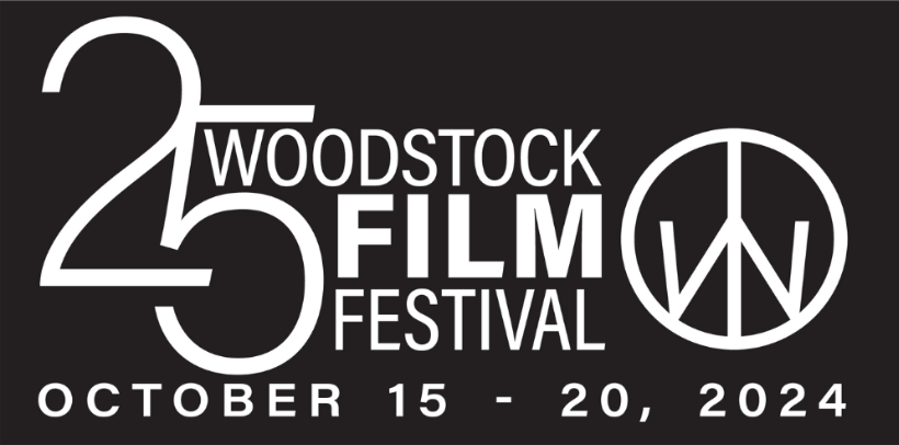 A banner for the 25th Woodstock Film Festival in October